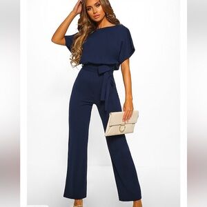 Elegant Navy Jumpsuit